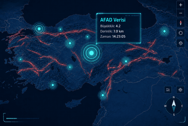 Sensör Tabanlı Deprem Tespit ve Uyarı Sistemi proje görseli